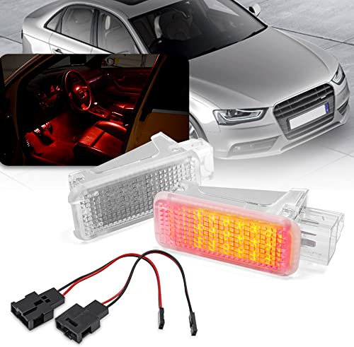 LED-Kofferraumbeleuchtung für A1 A2 A3 A4 B6 B7 B8 S4 RS4 A5 S5 A6 A7 A8 Q5 Q7 R8 TT Sko.da Seat Ibiza Leon Exeo Golf Eos LED-Kofferraumgepäck Age Red Lamp