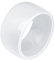 PAURO Damen Keramik 11mm Comfort Fit Ehering Einfacher Ring Poliert Weiße Größe 60 (19.1)