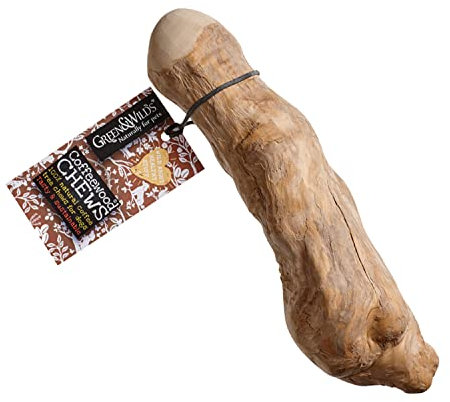 Green & Wilds Eco-Friendly Natural Coffee Wood Dog Chew - Large