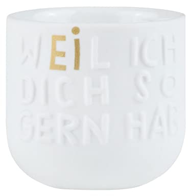 Räder Guten Morgen. Eierbecher Weil ich Dich so gern hab