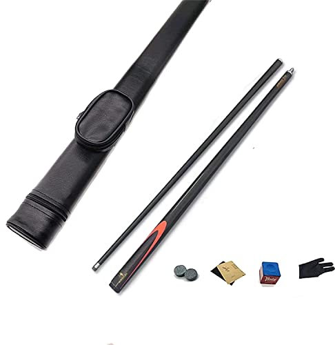 Taco para Piscina Palo De Taco De Billar De Fibra De Carbono For Adultos De 57 Pulgadas, Palos De Billar Hechos A Mano Articulados De 1/2, Taco De Billar De Cabeza Pequeña De 9,5 MM, Taco De Billar Pr