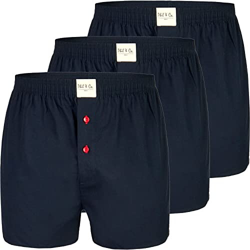 3 Phil & Co Webboxer Basis Herren American Boxer Boxershorts kariert oder Druck S - 4XL, Grösse:M, Präzise Farbe:Design 10