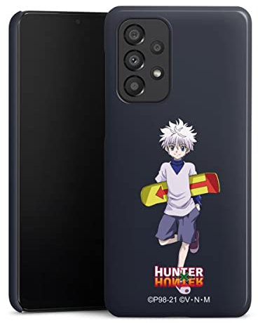 DeinDesign Premium Case kompatibel mit Samsung Galaxy A33 5G Smartphone Handyhülle Schutzhülle glänzend Killua Zoldyck Hunter x Hunter Offizielles Lizenzprodukt