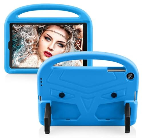 Funda infantil para Samsung Galaxy Tab A 10.1 SM-T510 T515 2019, funda para tablet ligera y apta para niños, asa con soporte, funda protectora de espuma EVA suave a prueba de golpes, azul