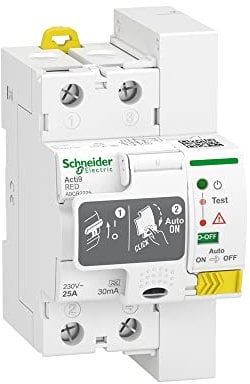 Maxxistore® - Schneider Restart Salvavita riarmo automatico differenziale 2P (2p 25A 30mA)
