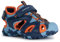 Geox J Borealis Boy C Sandale, Lt Blue Orange, 36 EU