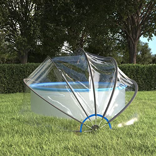DCRAF Möbelset Pool Kuppel rund 376x188 cm PVC