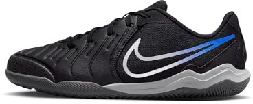 Nike Legend 10 Academy Ic Fussballschuh, Black/Chrome-Hyper Royal, 35.5 EU