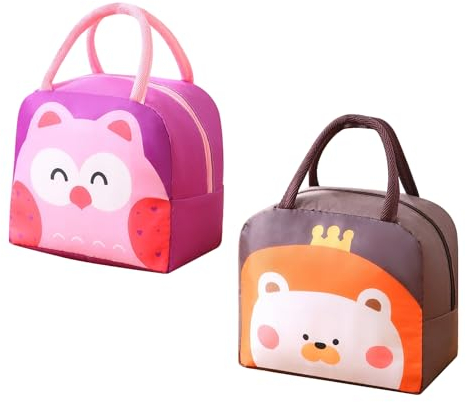 VPB Insulated Lunch Bag Portable Lunch Box for Kids Boys and Girls for School Picnic Leak Proof Lunch Bag