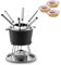 kela Fondue-Set Comore, 11-teilig, Ø 20 cm, 0,8 L, Gusseisen, Emailliert, Topf, Brenner, Rechaud, Spritzschutz, Unterteller, 6X Fonduegabeln, 16639, 6 Brennpasten Magma, je 80 g, Ethanol, 390010