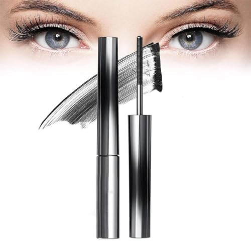 Judy Doll Mascara Judydoll 3D Curling Eyelash Iron Wimperneisen-Mascara Classic Wasserdicht Mascara mit Metallbürste für Lockig Dick Wimpern Damen Frauen Mädchen Geschenk (Schwarz)