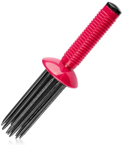 Thyonta Hair Tool Hair Styler Curl Styling Brush Curling Roll Comb Anti-Slip Fluffy Styling Comb for Home Salon Travel