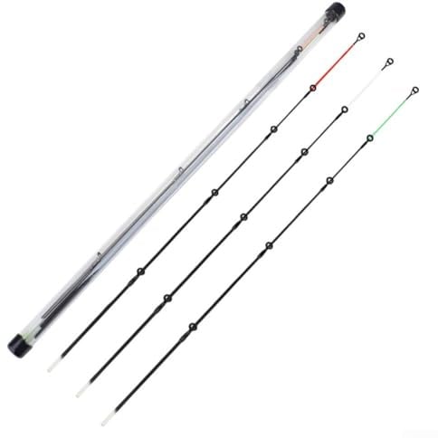 HEBEOT Feeder Angelrute Tragbare Karpfenrute Top Tip Fiberglas Karpfen Feeder Rod für Angelszenarien Umgebung (072)