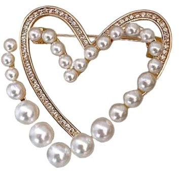 CCAIPU Damen Brosche Pins, Blume Phoenix Strass Broschen Kleidung Zubehör Freundschaft Geschenke für Frauen Mädchen (Gold)