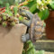 FONDUO Lustige Garten Schildkröte Deko für Draußen, Harz Kantenhocker Figuren Wetterfest, Gartendeko Turtle Statue, Gartenfiguren Deko, Harz-Gartendeko Geschenke Für Blumentopf Hof Balkon (A)