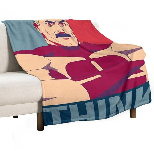 Omni-Man – Think Poster auf Leinwand, Kunstposter und Wandkunst, Bilddruck, moderne Familiendekoration, Poster, 101,6 x 127 cm