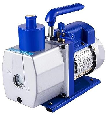 Refrigerant Vacuum Pump 6CFM-10CFM Double Stage HVAC For Household Air Conditioning Cleaning Auto Repair Vacuum Packaging, Convenient To Operate(10CFM 2 Stage)