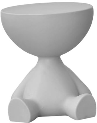 Sharplace Beistelltisch rund, Couchtisch klein mit Ablagefläche, stilvoller Sofatisch, runde Couchtische als Ablagefläche modern für Home Office, Wohnzimmer, Schlafzimmer, Nachttisch, Grau