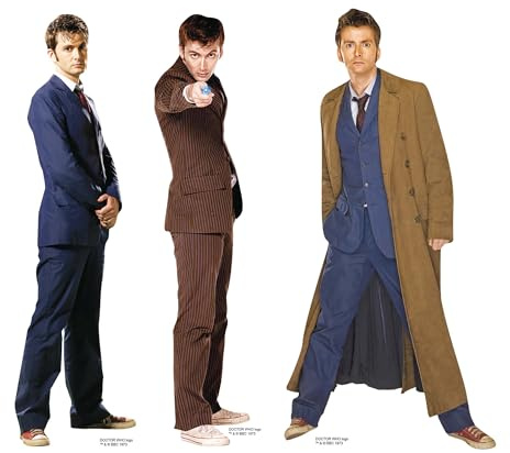 Star Cutouts SC4643 Tenth Doctor Who David Tennant Shelf Top Pack Cardboard Cut Out Height 31cm - Ideal for Fans & Gifts