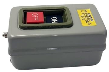 Interruttore a pulsante Start-Stop con scatola 220V/380V trifase 3P for uso macchina da taglio 3,7kw/7,5kw