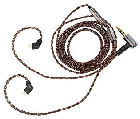 Fafeicy Replacement Headphone Cable, Listening -up -grade Cable Cut reduction 2 PIN 0.78 Mm Universal for AS06 for ZS5 ZS6 for QT3