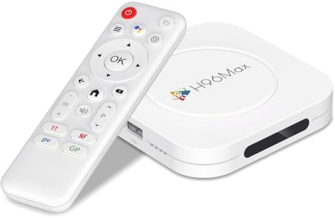 Android 14.0 TV Box, LEFFOT 4K Boitier TV, RK3528 Quad-Core A53 CPU | 2Go RAM 16Go ROM, Boîtier Android TV avec Décodage 8K, Contrôle Vocale, 2.4G/5G WiFi 6, BT 5.4, 100M Ethernet, HDR10