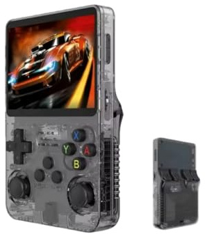 Pocket Game Retro - 20 Ans de Gaming en Un Seul clic Console de Jeu Portable 128G - Écran IPS HD 3,5 Pouces - Plus de 20 000 Jeux Classiques - Conception à Double Joystick