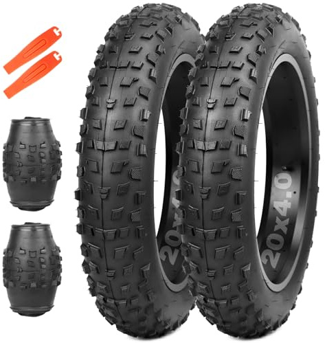 MEGHNA 20x4,0 Fatbike Reifen 98-406, stabiles Profil für Elektro-Fatbike Alltag & Geländefahrten