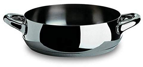 Alessi Mami SG102/28 - Cacerola baja de acero inoxidable (28 cm)
