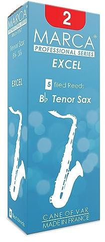Marca Excel Reeds - 5 Pack - Tenor Sax - 2