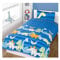 Rapport Home Children's Duvet Cover Set Dinosaur Toddlers Blue Bedding Set