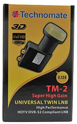 Technomate TM-2 0.1 dB Universal Twin Super High Gain LNB