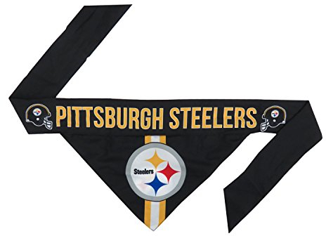 Little Earth Productions NFL Team Hund Bandana Größe L schwarz