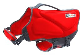 Outward Hound Schwimmweste für Hunde Dawson, Hochleistungs-Neopren-Schwimmweste für Hunde zum Schwimmen, Bootfahren und für die Sicherheit im Wasser, Größe XS, rot