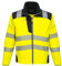 Portwest PW3 Warnschutz-Softshelljacke, Größe: S, Farbe: Gelb/Schwarz, T402YBRS