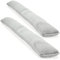 COM-FOUR® 2X Zugluftstopper für Tür und Fenster - Microfaser Windstopper- Energie sparen mit Luftzugstopper - 1kg Schwerer Türstopper (02 Stück - grau)