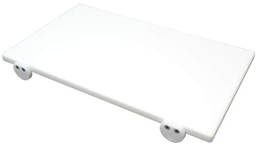 Tagliere in polietilene professionale bianco 60x40x2 con fermi