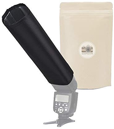 Snoot Pliable pour Flash Diffuseur pour Speedlight Réflecteur Faisceau Universel Bounce Compatible Toutes Marques Canon Nikon Sony Pentax - ADAPTOUT Marque FRANÇAISE