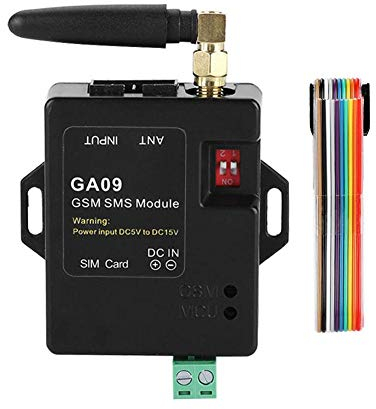 GA09 SMS-Alarm, kabellos, GSM, , tragbar, 8 Kanäle, Heimsicherheit, GSM-Alarmsystem mit intelligentem Design und kabellosem SMS-Alarm für Tür/Fenster, 6,6 x 6,2 x 2,2 cm