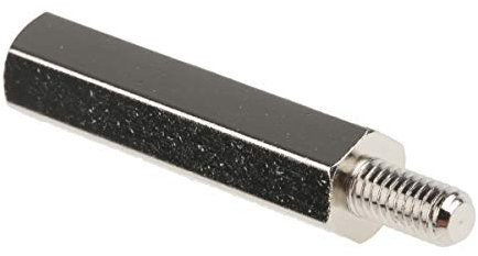 RS PRO Abstandhalter, Länge 30 mm, Gewindelänge 8 mm, Messing, Sechskant M4 M4, 7 mm 15 mm, Packung a 50 Stück