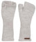 KNIT FACTORY - Cleo Handstulpen - Fingerlose Handschuhe - Gestrickte Handschuhe für Winter - Damen Handstulpen aus Wolle - Hochwertige Qualität - Beige