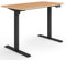 ESMART Germany ETX-121BM 120x60cm Ahorn Dekor Ergonomischer Steh-Sitz-Schreibtisch Stufenlos elektrisch höhenverstellbar 73,5-123,5cm 3X Memory USB Ladeport Aktivitätserinnerung Soft-Start/Stopp