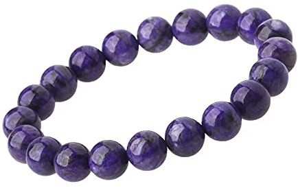 Unique Chakra Buddha Perlenarmband echte Charoit Perlen 8mm Energiearmband Unisex Heilsteine Juweliers Qualität