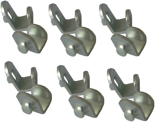 Packung mit 12 Haken für Regalböden