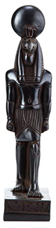 Alte ägyptische Statue des Thoth Gott des Mondes, Magie und Meister des Wissens. Er wurde als Ibis Vogel oder Pavian dargestellt. Hergestellt in Ägypten.