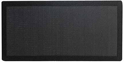 BesDirect 120 140mm PC Fan Dust Filter for Computer Cooler Fan, Magnetic Frame Computer Fan Grills Black Dust Mesh PC Cooler Filter Dustproof PVC Case Cover - Black (120x240mm)