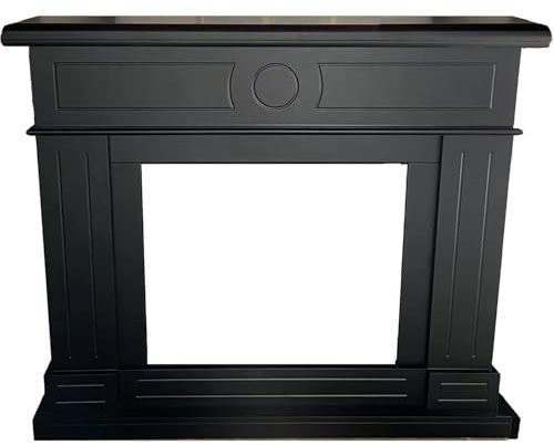MPC Rahmen Kamin Lipari schwarz tief schwarz Kamin Rahmen Lipari schwarz schwarz