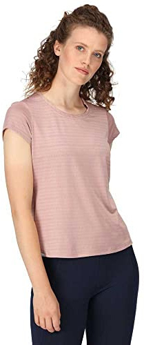 Regatta Womens/Ladies Limonite VI Active T-Shirt (10 UK) (Dusky Rose)