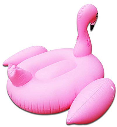 FBITE Schwimmring Luftmatratzen Pink Flamingo Mounts Flamingo Floating Bed Floating Row Schwimmring Adult Inflatable Floating 190 * 190 * 130CM