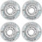 TronX Control Inline-Hockey-Räder, weich, 76 A, 59 mm, 68 mm, 72 mm, 76 mm und 80 mm, Hi-Lo (76 mm)